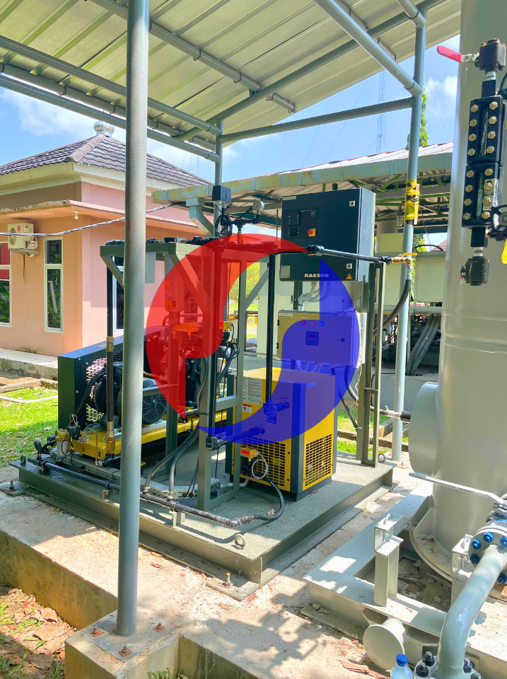 Air Compressor Set Installation - Image 2